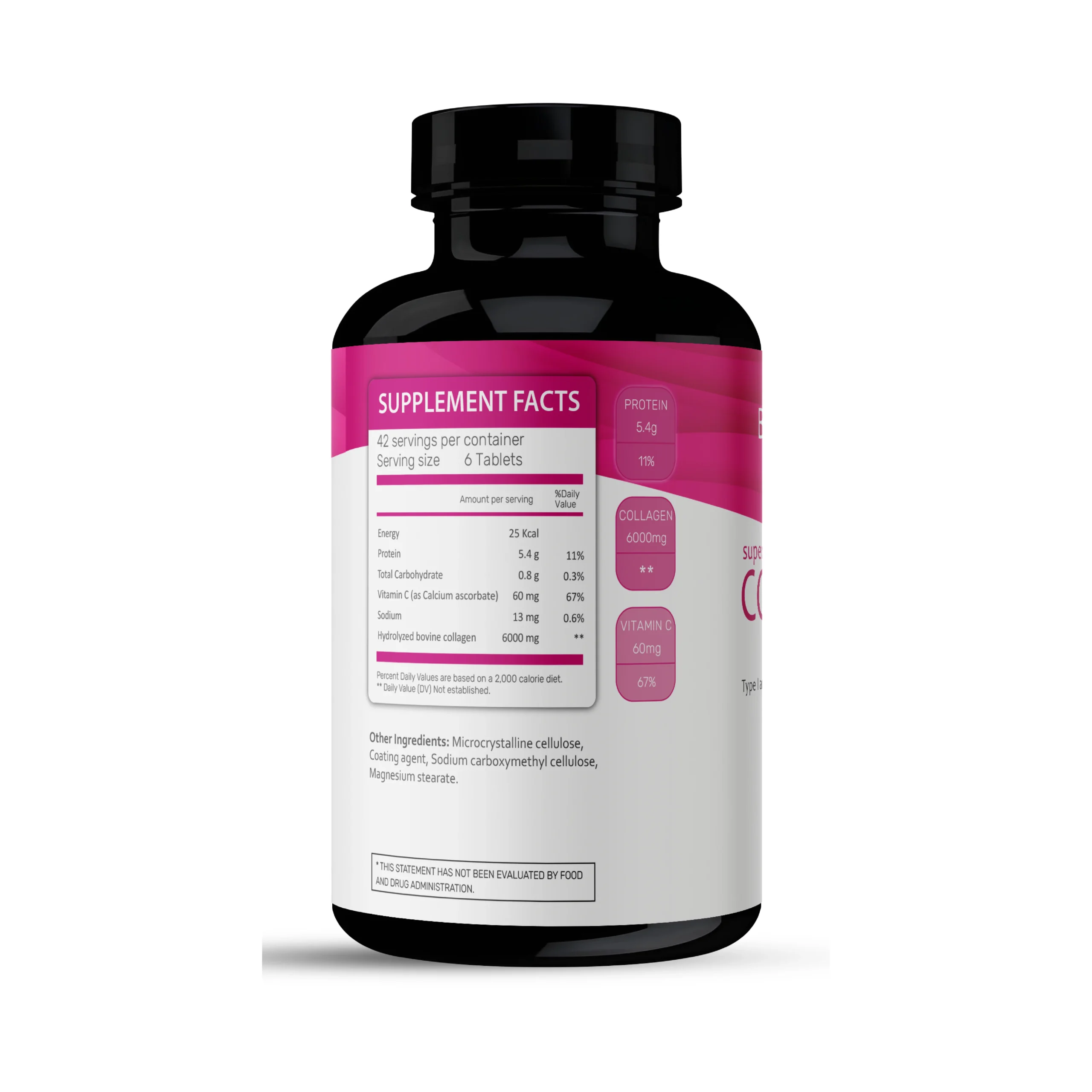 Super Collagen + Vitamin C- 252Tablets - Image 3